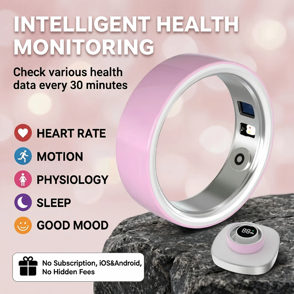 Smart Ring | Track Sleep, Heart Rate & Health 24H